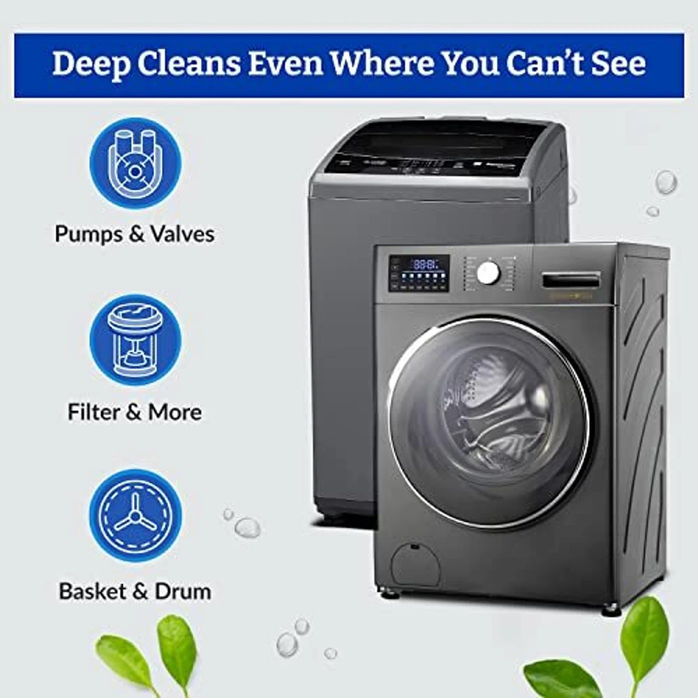 none-300-scalegon-pack-of-3-3-whirlpool-original-imahbzkgpakrzvsy Klenzmo Washine Machine cleaner descaler for front and top load (100 g * Pack of 4) Detergent Powder - Image 3